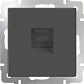 Розетка Ethernet RJ-45 серо-коричневая WL07-RJ-45 4690389054099 - фото №1