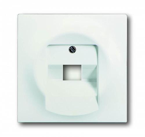 Лицевая панель ABB Impuls розетки UAE белый бархат 2CKA001753A0194