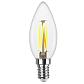 Лампа светодиодная филаментная REV С37 E14 7W DECO Premium нейтральный белый свет свеча 32487 4 - фото №2