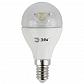 Лампа светодиодная ЭРА E14 7W 2700K прозрачная LED P45-7W-827-E14-Clear Б0017241 - фото №1