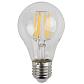 Лампа светодиодная филаментная ЭРА E27 7W 4000K прозрачная F-LED A60-7W-840-E27 Б0043447 - фото №1