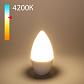 Лампа светодиодная Elektrostandard E14 8W 4200K матовая a048727 - фото №2