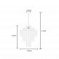 Подвесная люстра Zumaline Sintra A001 - фото №2