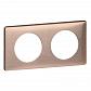 Рамка 2-постовая Legrand Celiane медь 068992 - фото №1