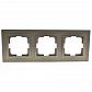 Рамка 3-я Mono Electric Despina антрацит 102-240000-162 - фото №1