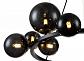 Подвесная люстра Indigo Molecola 11018/11P Black V000195 - фото №4