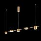 Подвесной светодиодный светильник Crystal Lux Tristan SP5 L1200 Gold - фото №2