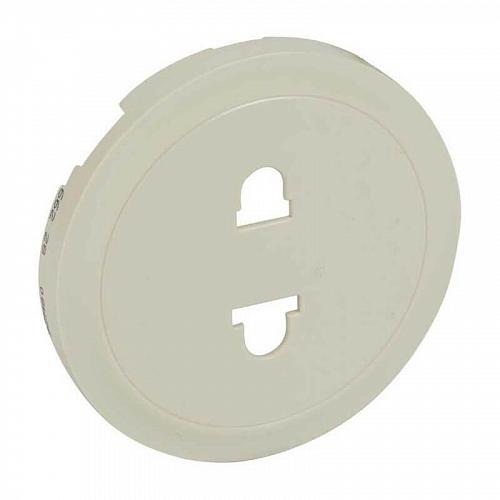 Лицевая панель Legrand Celiane розетки 2К+З евро американский стандарт слоновая кость 066228