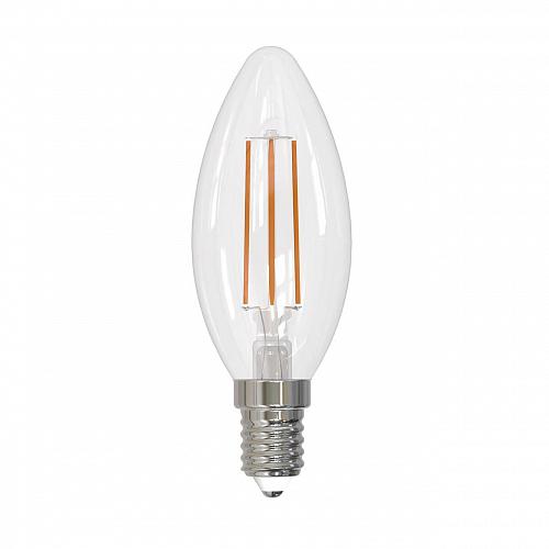 Лампа светодиодная филаментная Uniel E14 11W 4000K прозрачная LED-C35-11W/4000K/E14/CL PLS02WH UL-00005165