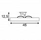 Трековый светодиодный светильник SLV 3Ph Lynah Double 152581 - фото №2