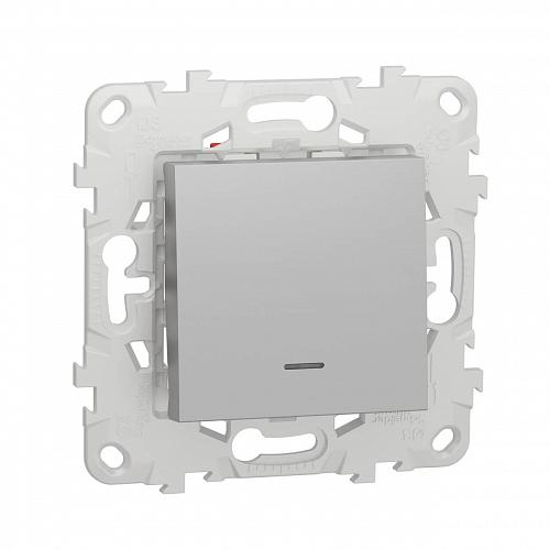Переключатель одноклавишный перекрестный с подсветкой Schneider Electric Unica New NU520530N