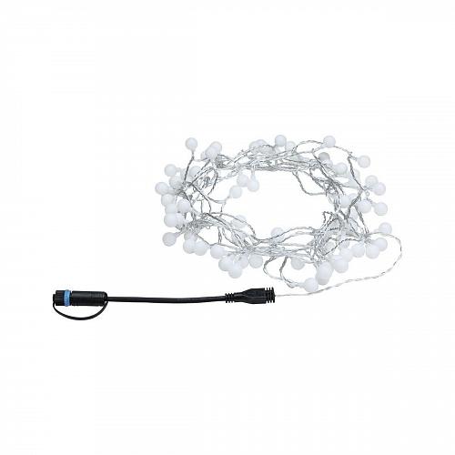 Уличная светодиодная гирлянда Paulmann Plug Shine 24V теплый белый 94557