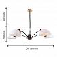 Подвесная люстра F-Promo Vitra 2686-5P - фото №2