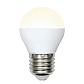 Лампа светодиодная Uniel E27 6W 3000K матовая LED-G45-6W/WW/E27/FR/MB PLM11WH UL-00002377 - фото №1