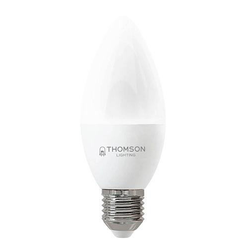Лампа светодиодная Thomson E27 6W 6500K свеча матовая TH-B2359