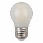 Лампа светодиодная филаментная ЭРА E27 9W 2700K матовая F-LED P45-9w-827-E27 frost Б0047024 - фото №4