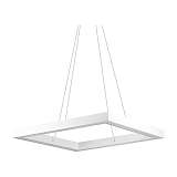 Подвесной светодиодный светильник Ideal Lux Oracle D50 Square Bianco 245669