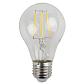 Лампа светодиодная филаментная ЭРА E27 5W 4000K прозрачная F-LED A60-5W-840-E27 Б0019011 - фото №1