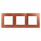 Рамка 3-постовая ЭРА 12 сатин медь 12-5103-14 Б0052527 - фото №1
