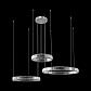 Подвесной светодиодный светильник Loft IT Crystal ring 10135/3 Chrome - фото №3
