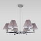 Подвесная люстра Eurosvet Peony 60136/6 хром/серый - фото №1