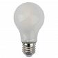 Лампа светодиодная филаментная ЭРА E27 7W 4000K матовая F-LED A60-7W-840-E27 frost Б0035032 - фото №1