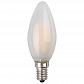 Лампа светодиодная филаментная ЭРА E14 7W 4000K матовая F-LED B35-7W-840-E14 frost Б0027953 - фото №1
