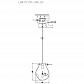 Подвесной светильник Lumien Hall Nertus LH4111/1P-CR-SY - фото №2