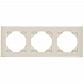 Рамка 3-постовая Efapel Logus 90 Base бежевый 90930 TMF - фото №1
