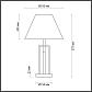 Настольная лампа Lumion Neoclassi Fletcher 5291/1T - фото №2