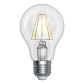 Лампа светодиодная филаментная Uniel E27 15W 4000K прозрачная LED-A70-15W/4000K/E27/CL PLS02WH UL-00004869 - фото №1