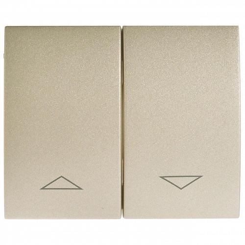 Лицевая панель Legrand Galea Life выключателя жалюзи титановая 771414