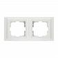 Рамка 2-постовая Mono Electric Despina жемчуг 102-250000-161 - фото №1