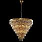 Подвесная люстра Crystal Lux Abigail SP22 D820 GOLD/AMBER - фото №4