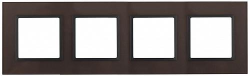 Рамка 4-постовая ЭРА Elegance 14-5104-13 Б0034529