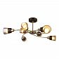 Потолочная люстра IMEX MD.4045-8-S AB+BK - фото №1
