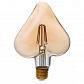 Лампа светодиодная филаментная Thomson E27 4W 1800K сердце прозрачная TH-B2189 - фото №1