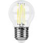 Лампа светодиодная филаментная Feron E27 11W 2700K Шар Прозрачная LB-511 38015 - фото №1