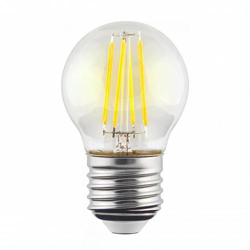 Лампа светодиодная филаментная Voltega E27 9W 2800К прозрачная VG10-G1E27warm9W-F 7106
