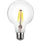 Лампа светодиодная филаментная REV VINTAGE G95 E27 5W 2700K DECO Premium шар 32433 1 - фото №2
