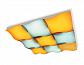 Потолочный светодиодный светильник Ambrella light Orbital Parrus FP2359 WH 288W D720*720 - фото №1