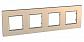 Рамка 4-постовая Schneider Electric Unica Quadro MGU6.708.56 - фото №1