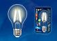Лампа светодиодная филаментная Uniel E27 12W 3000K прозрачная LED-A60-12W/3000K/E27/CL PLS02WH UL-00004866 - фото №2
