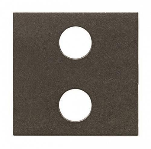 Лицевая панель ABB Zenit сенсора двухклавишного антрацит 2CLA222120N1801