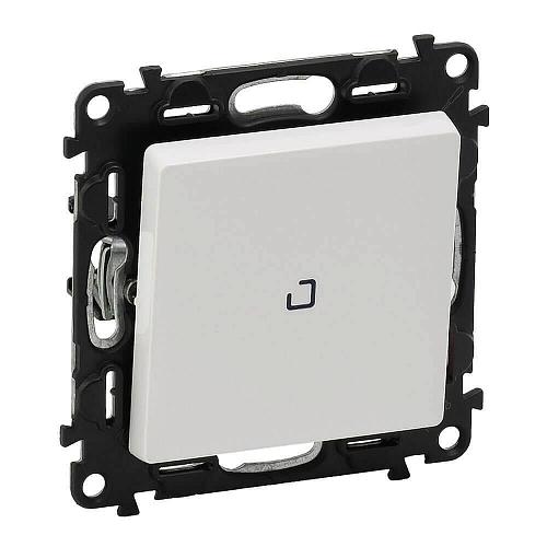 Переключатель одноклавишный Legrand Valena Life 10А 250В с подсветкой белый 752426