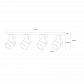 Потолочный светильник Arte Lamp A1311PL-4WH - фото №4