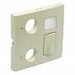Лицевая панель Efapel Logus 90 розток R-TV-RJ45/R-TV-RJ45-FO жемчуг 90774 TPE - фото №1