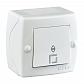Выключатель Mono Electric Octans IP20 одноклавишный проходной белый 104-010101-109 - фото №1