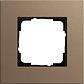 Рамка 1-постовая Gira Esprit Lenoleum-Multiplex светло-коричневый 0211221 - фото №1