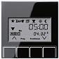 Накладка жалюзийного выключателя Универсал с таймером Jung A 500 черная A5232T3SW - фото №1